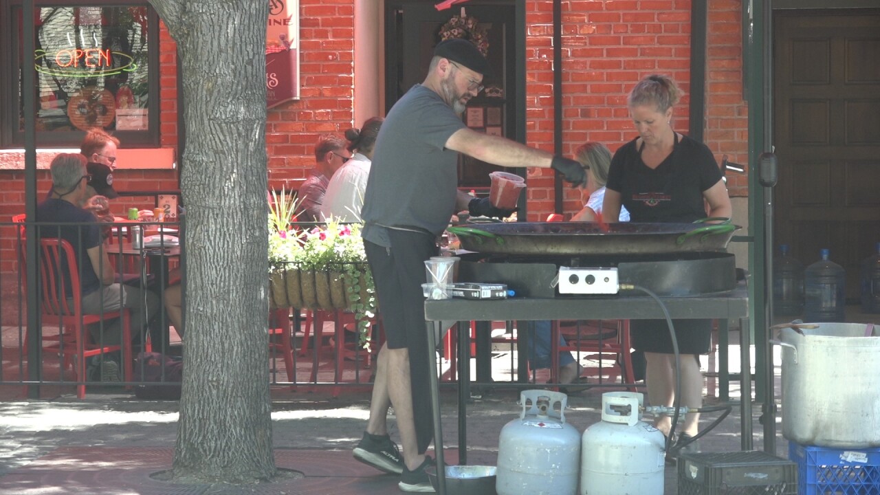 Tony and Tara finish off the cook