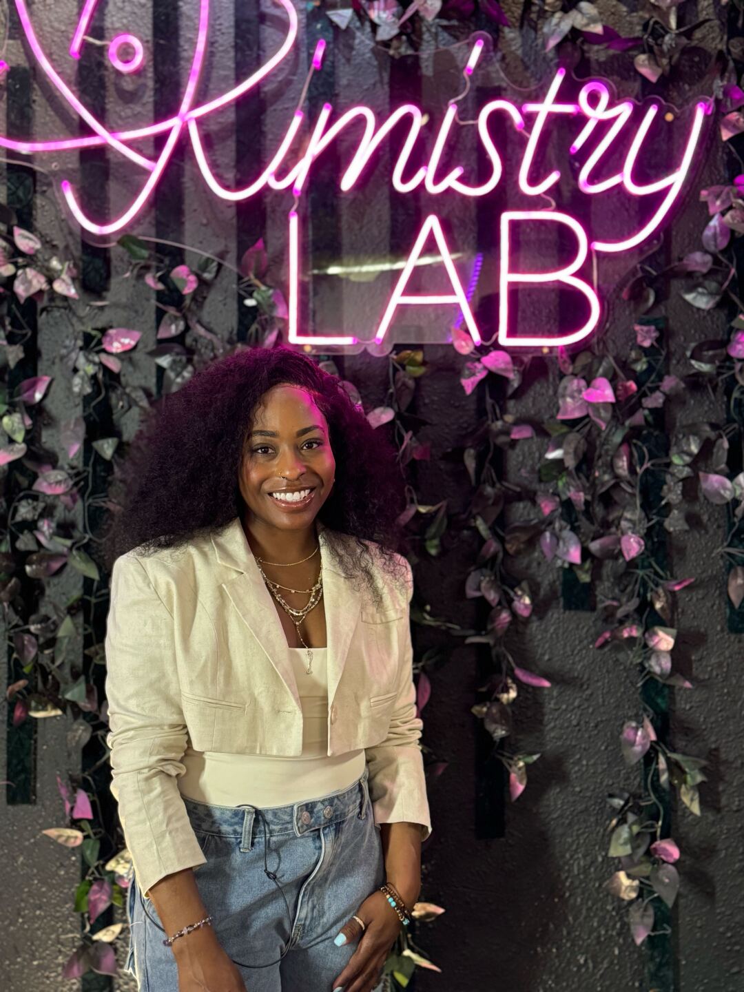 Kimberly Kimistry makes designer formal dresses. She'll be a vendor at Juneteenth. 