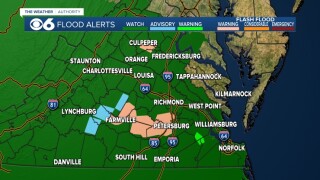 Flood Alerts Friday, July 18, 2025 