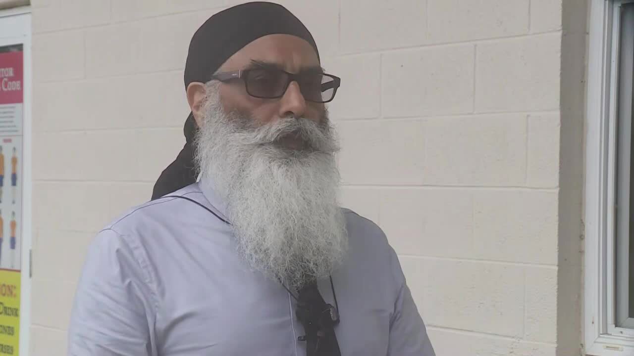 Gurpatwant Pannun, a human rights attorney and General Counsel to Sikhs for Justice, speaks about Harjinder Singh on Aug. 26, 2025.