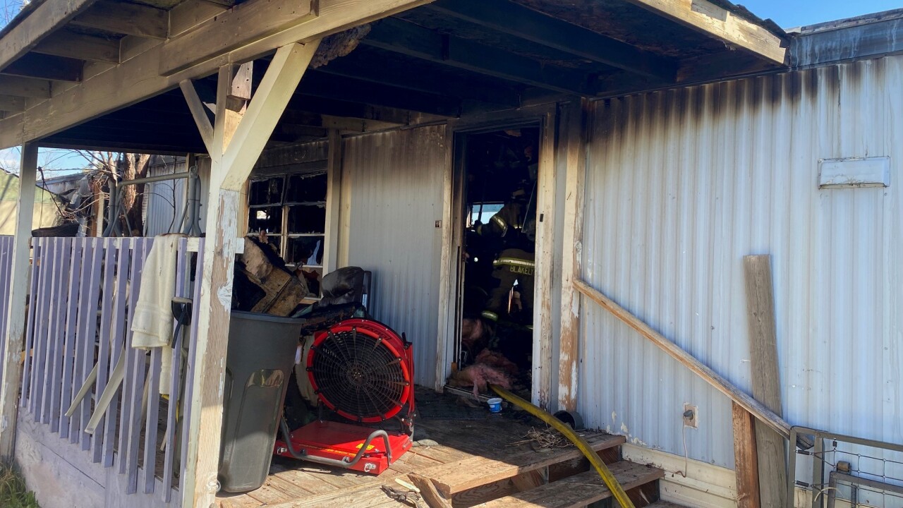 Lolo Mobile Home Fire