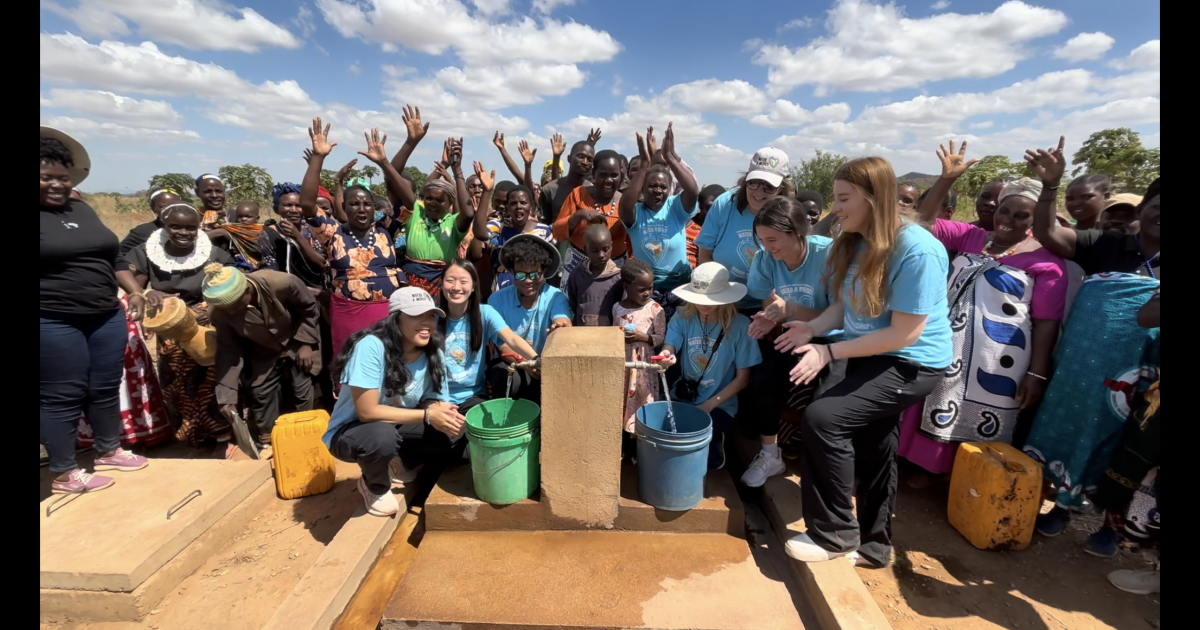 Local HS students help bring clean drinking water to villages in Tanzania