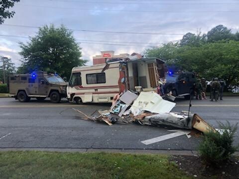 RV Barricade Henrico County