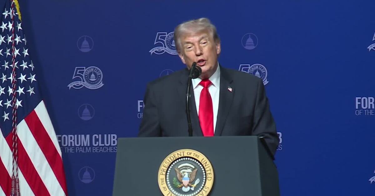 West Palm Beach Trump touts second-term accomplishments at Forum of the Palm Beaches Cassandra Garcia