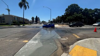 North Park Water Leak 