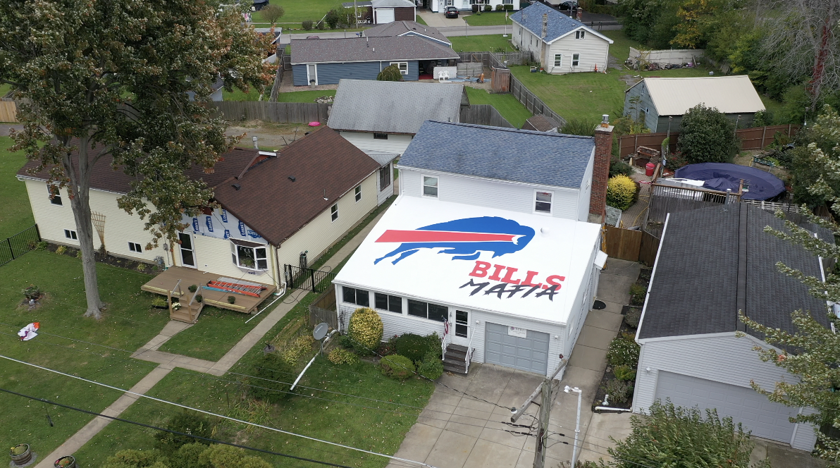 Mike Lips' Lakeview roof