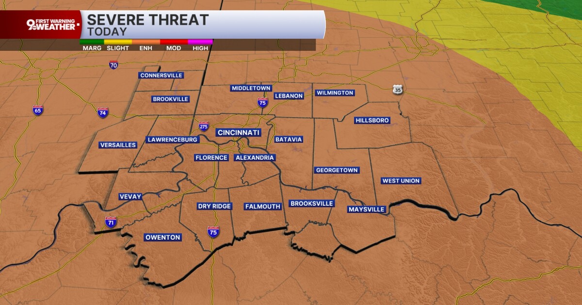 WEATHER ALERT DAY: Severe thunderstorm watch issued until 2 p.m.