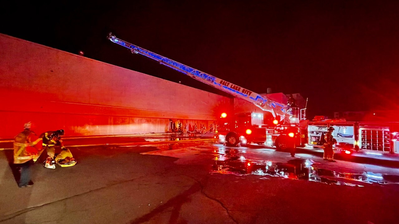 Woman claims 'chemical warfare' for setting SLC building on fire