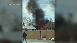 Emergency crews respond to fire on the west side of Helena