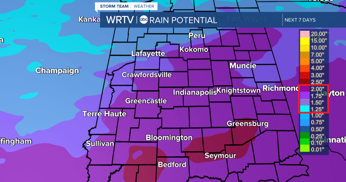 Periods of rain all the way through the weekend but no day is a washout