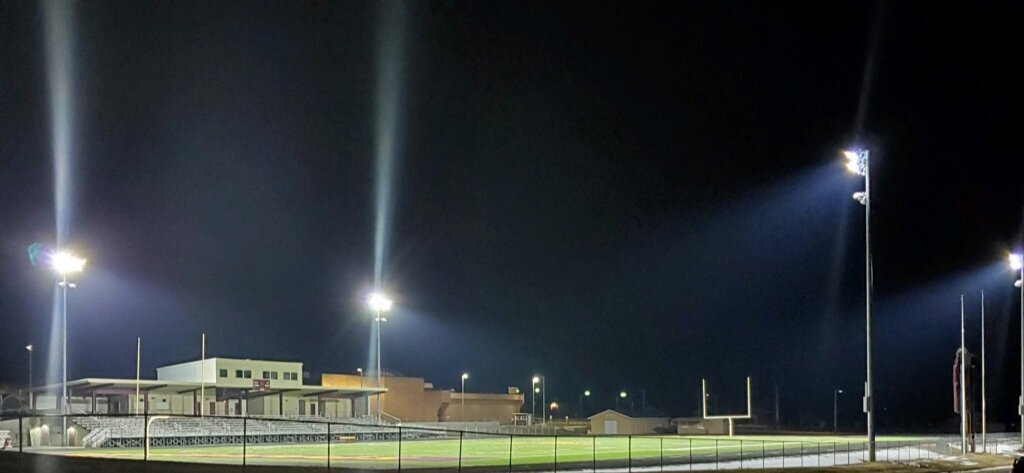 Photos: Montana towns unite with stadium lights display Photos: Montana towns unite with stadium lights display