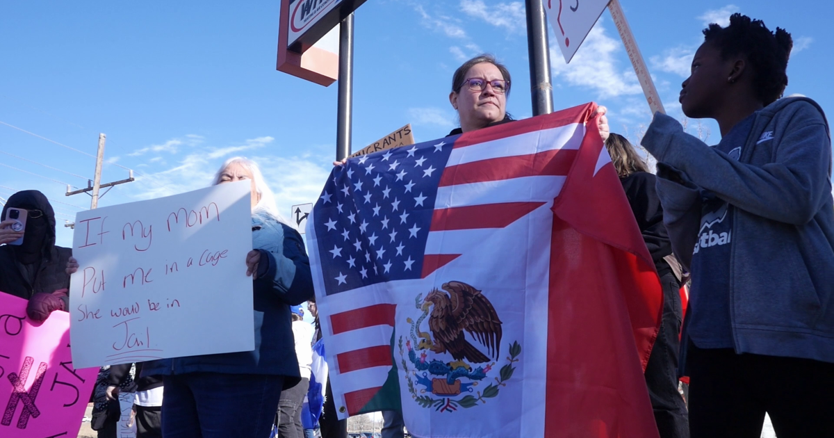 Protesters express disapproval of proposed ICE detention center in Billings