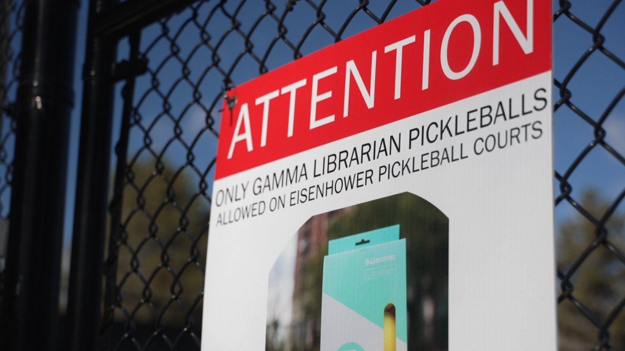 eisenhower librarian pickleball quiet