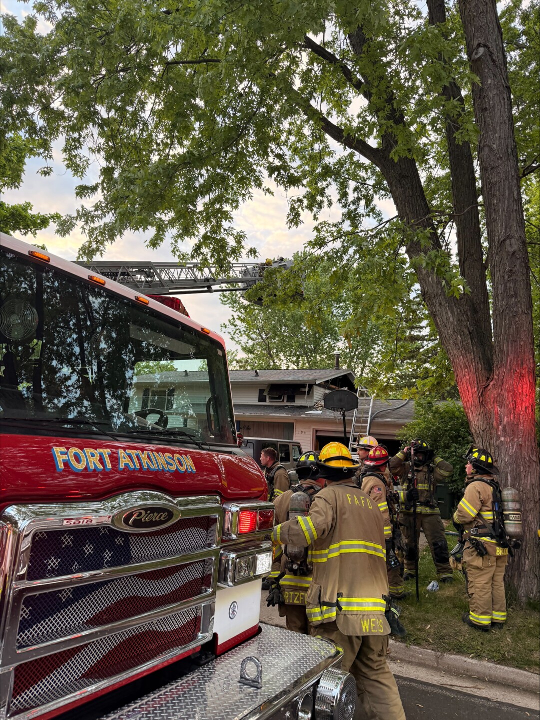 House fire displaces residents in Fort Atkinson