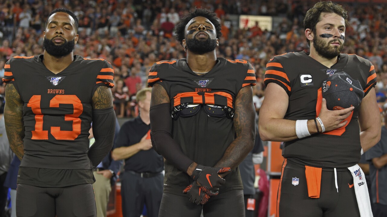 Browns Players And Staff Sign Letter To Congress Supporting Police