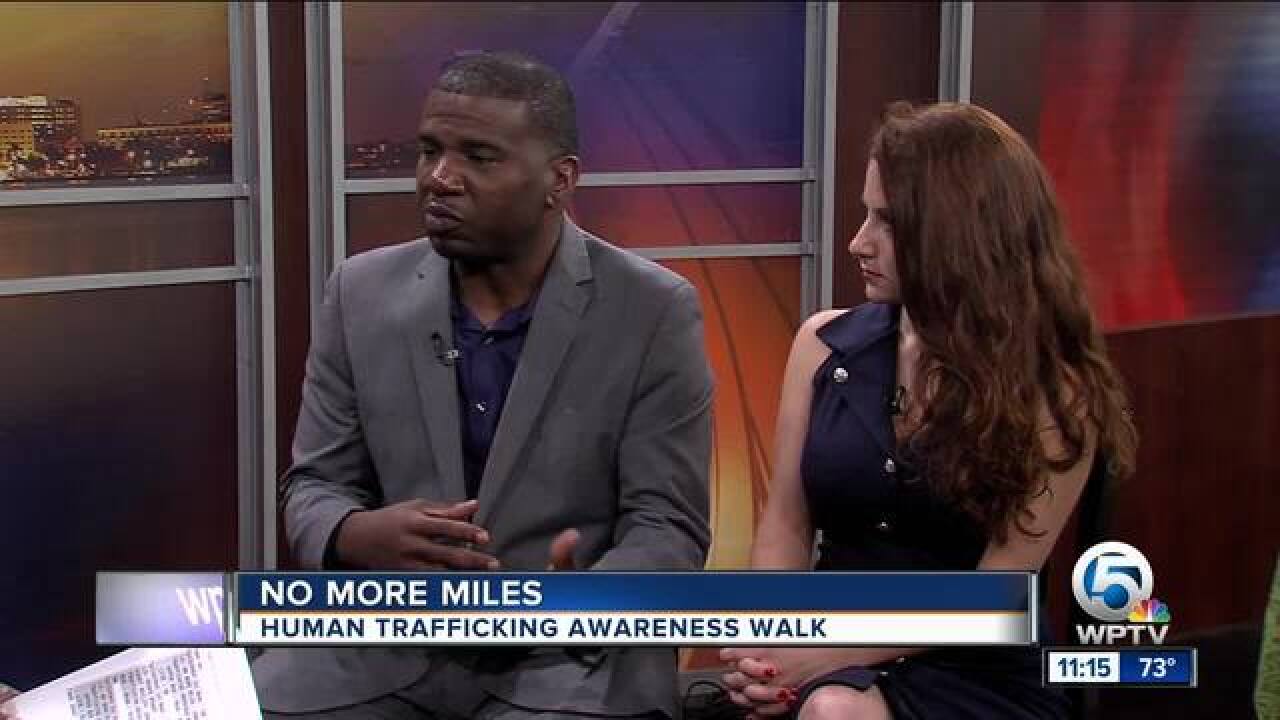 Broward County bailiff walking from Fort Lauderdale to D.C. to fight human trafficking