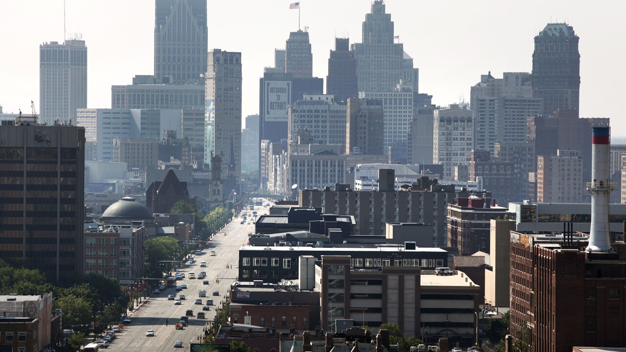 Detroit skyline_downtown detroit