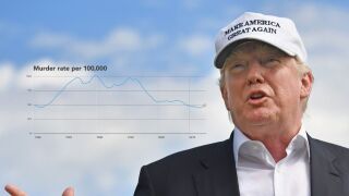 Donald Trump speaks at a campaign rally