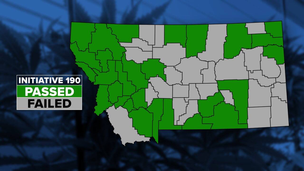 Counties that passed Initiative 190