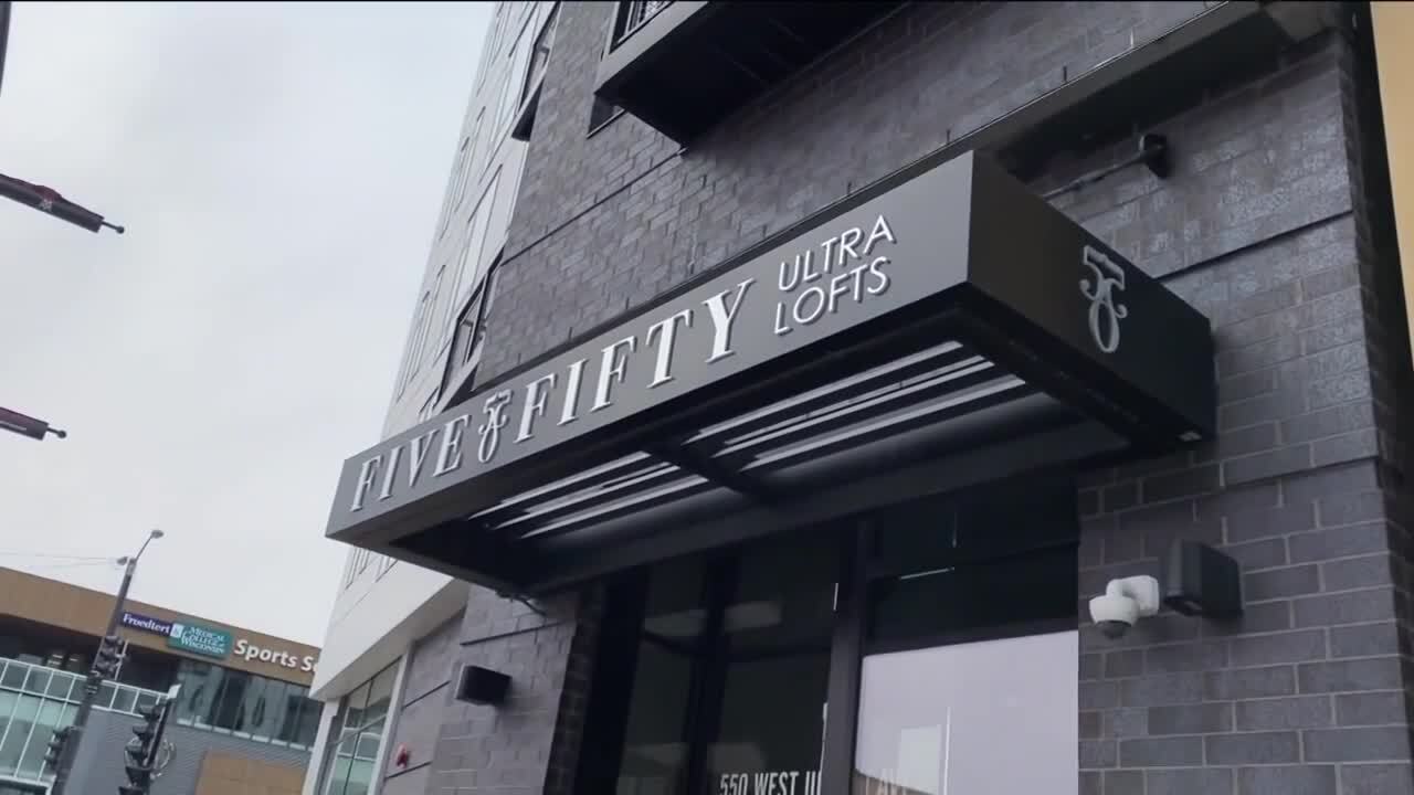 Five Fifty Lofts across from the Fiserv Forum