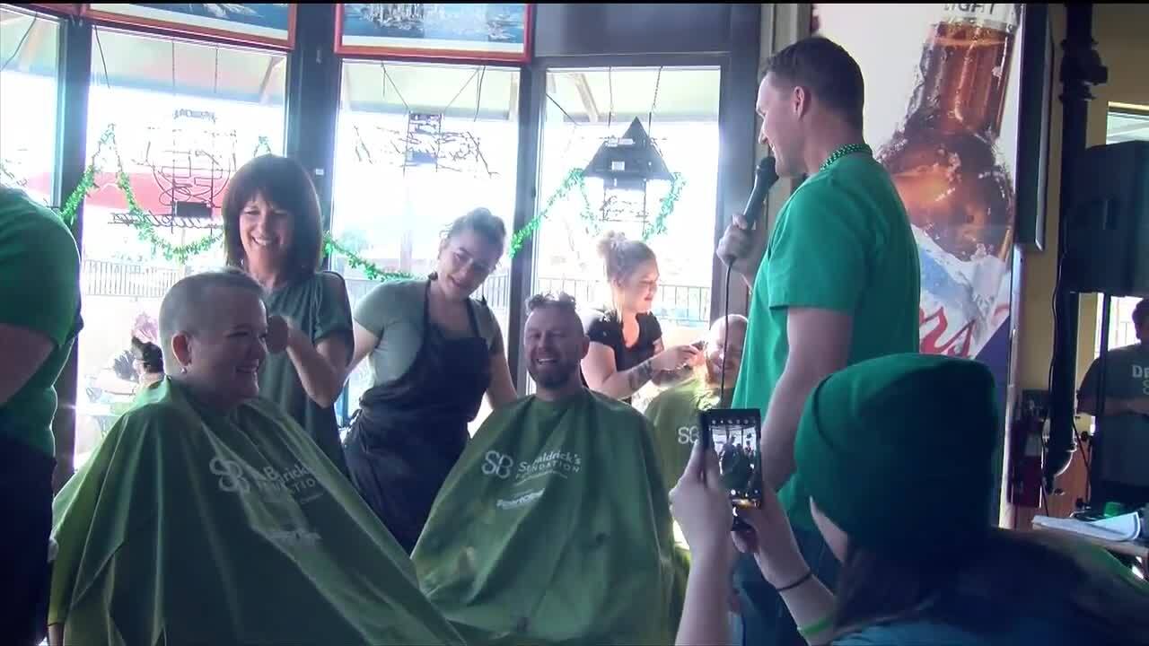 St. Baldricks head shaving fundraiser