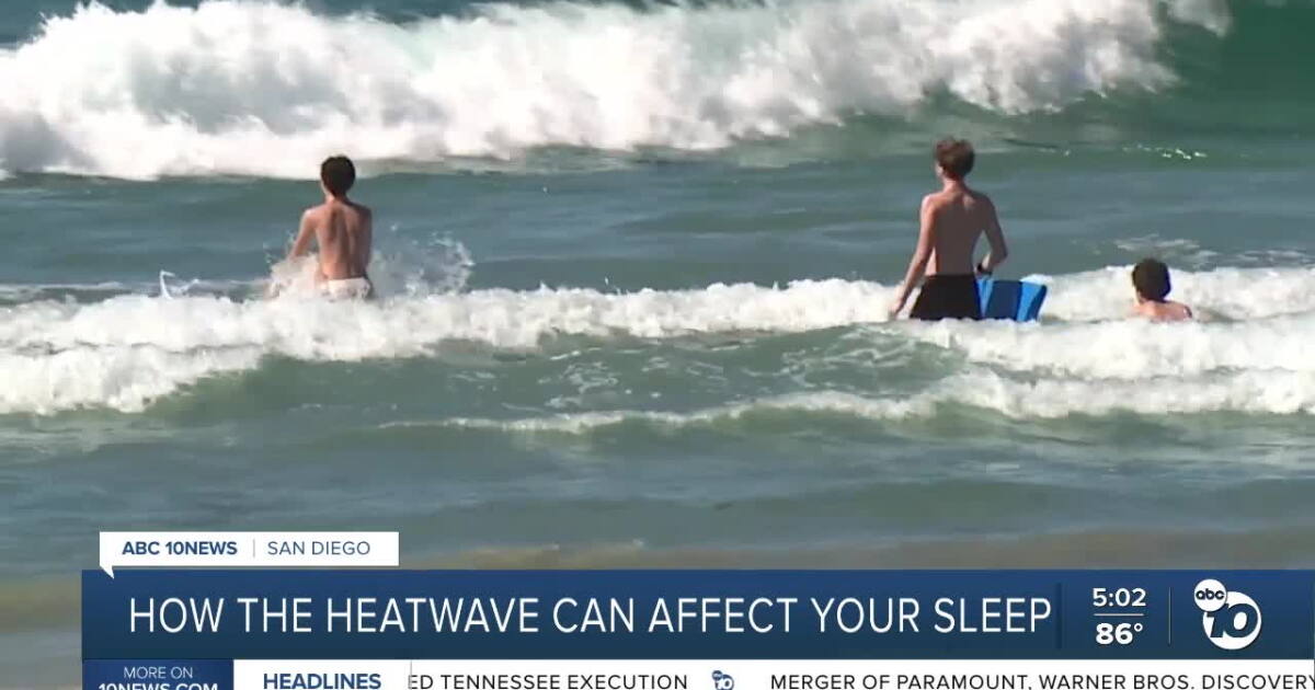 San Diego's heatwave is making it hard to sleep at night, especially for those without air conditioning