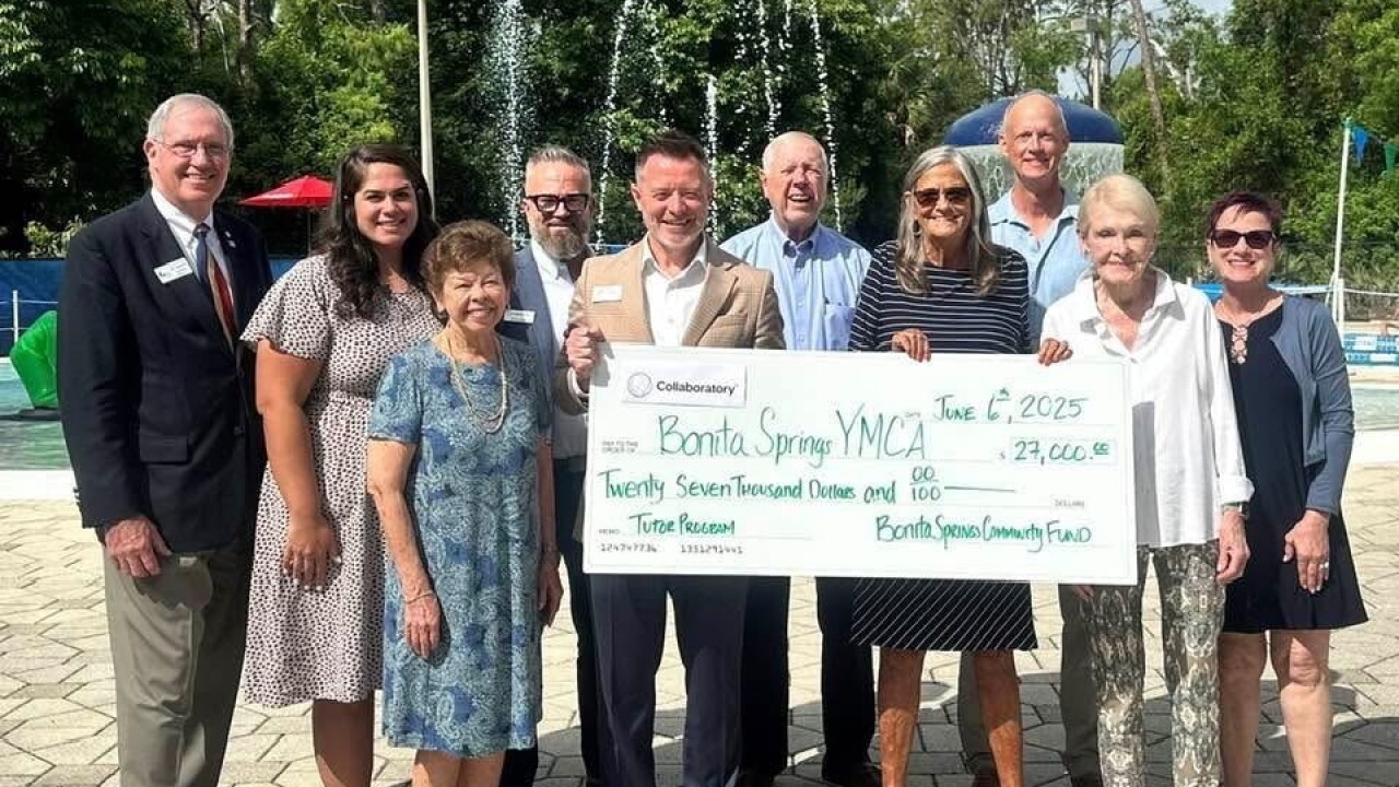 Deborah Braendle and the rest of the Bonita Springs YMCA. 