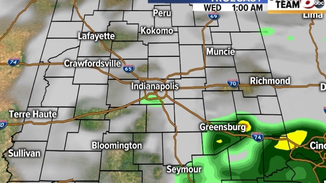 TIMELINE: Severe weather moves through Indiana