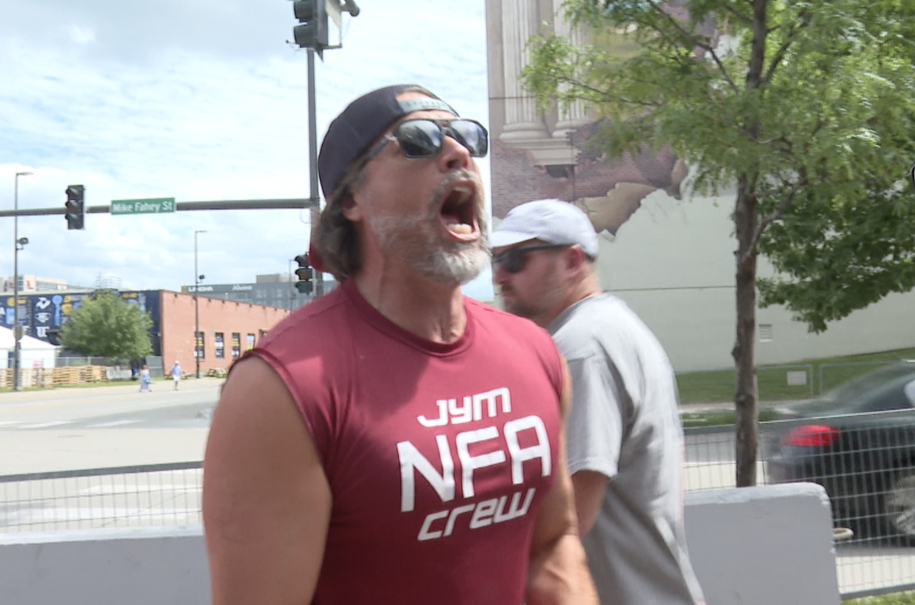 "Boomer Sooner" chants echoed outside Charles Schwab Field pregame