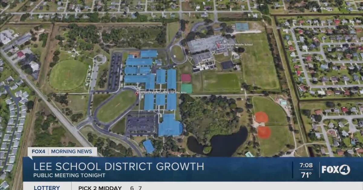 Lee Schools community meeting Tuesday to discuss Lehigh Acres growth