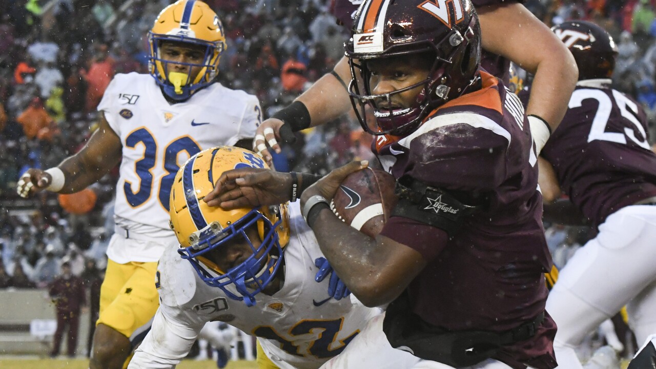 Virginia Tech Football Keeps Acc Coastal Title Hopes Alive Shuts
