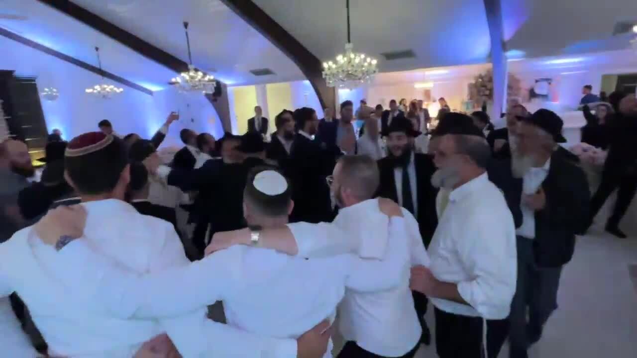 Wedding celebration for newlyweds Zalam and Daniella Raksin at Jewish Community Center in North Palm Beach. Oct. 19, 2023