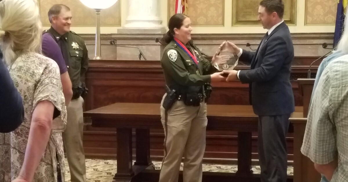 Trooper who rescued DNRC helicopter crew earns MHP Medal of Valor