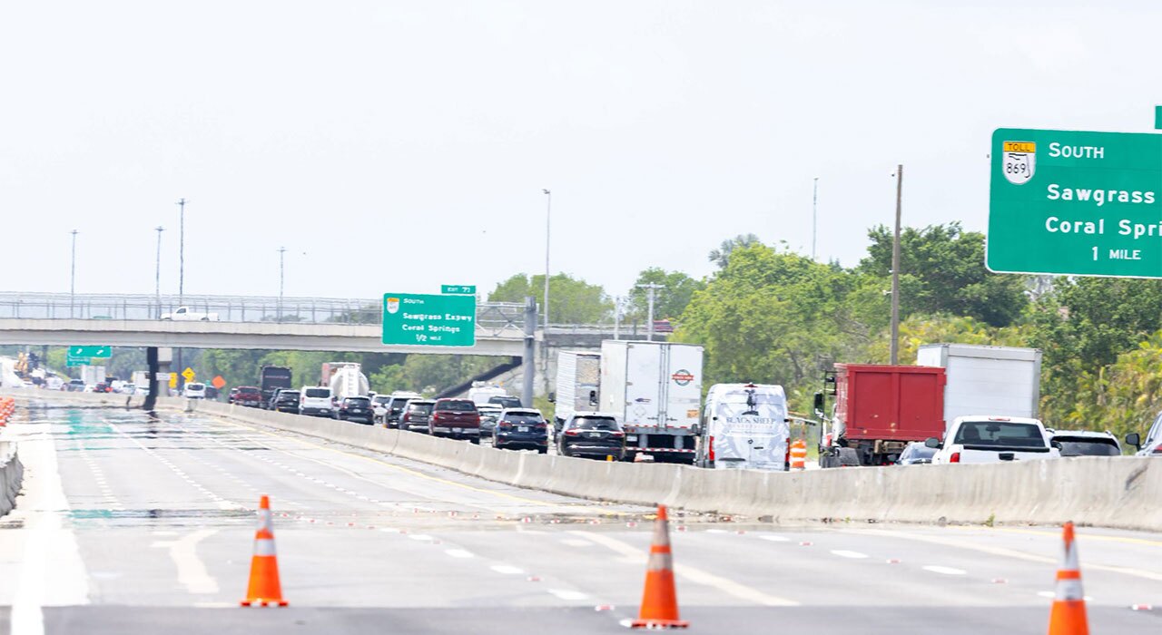 Northbound Turnpike closed