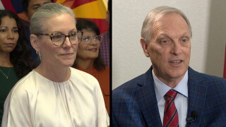 Gov. Katie Hobbs and Congressman Andy Biggs