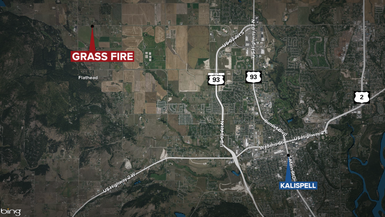 West Valley Grass Fire Map