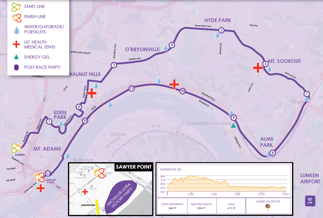 route map queen bee half 2025
