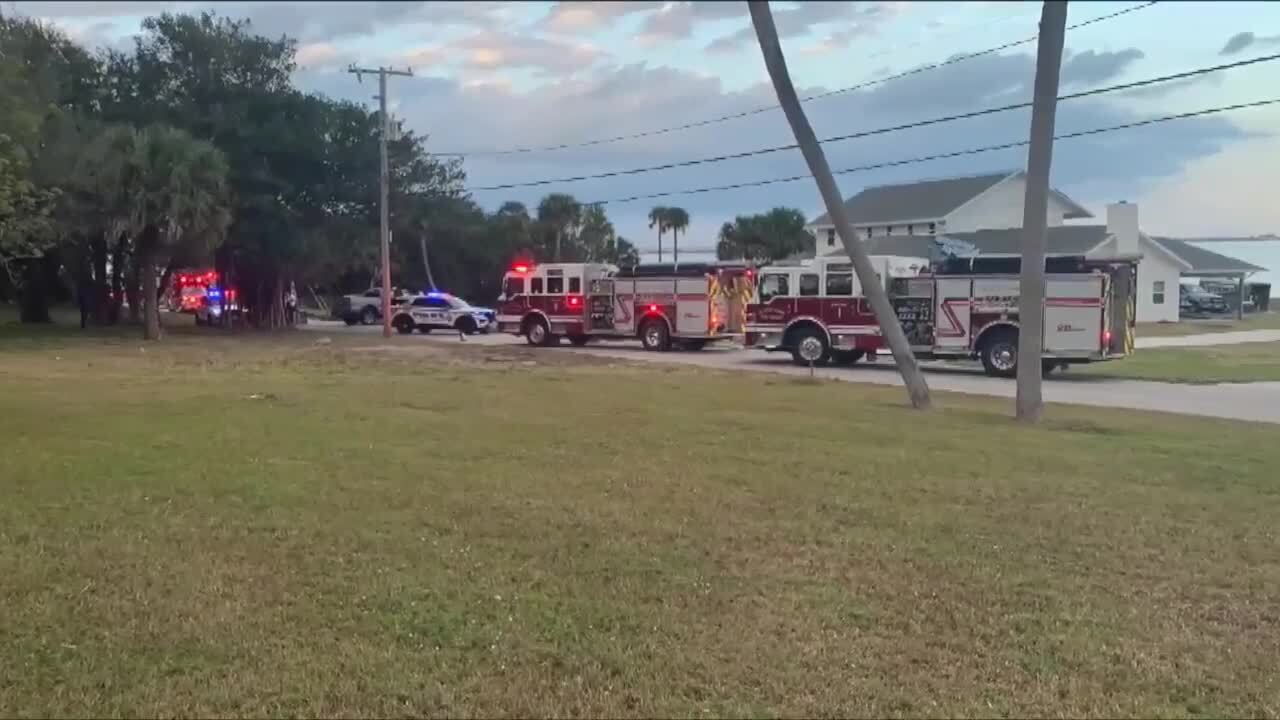 scene of fatal crash on Indian River Drive on Super Bowl Sunday 2021