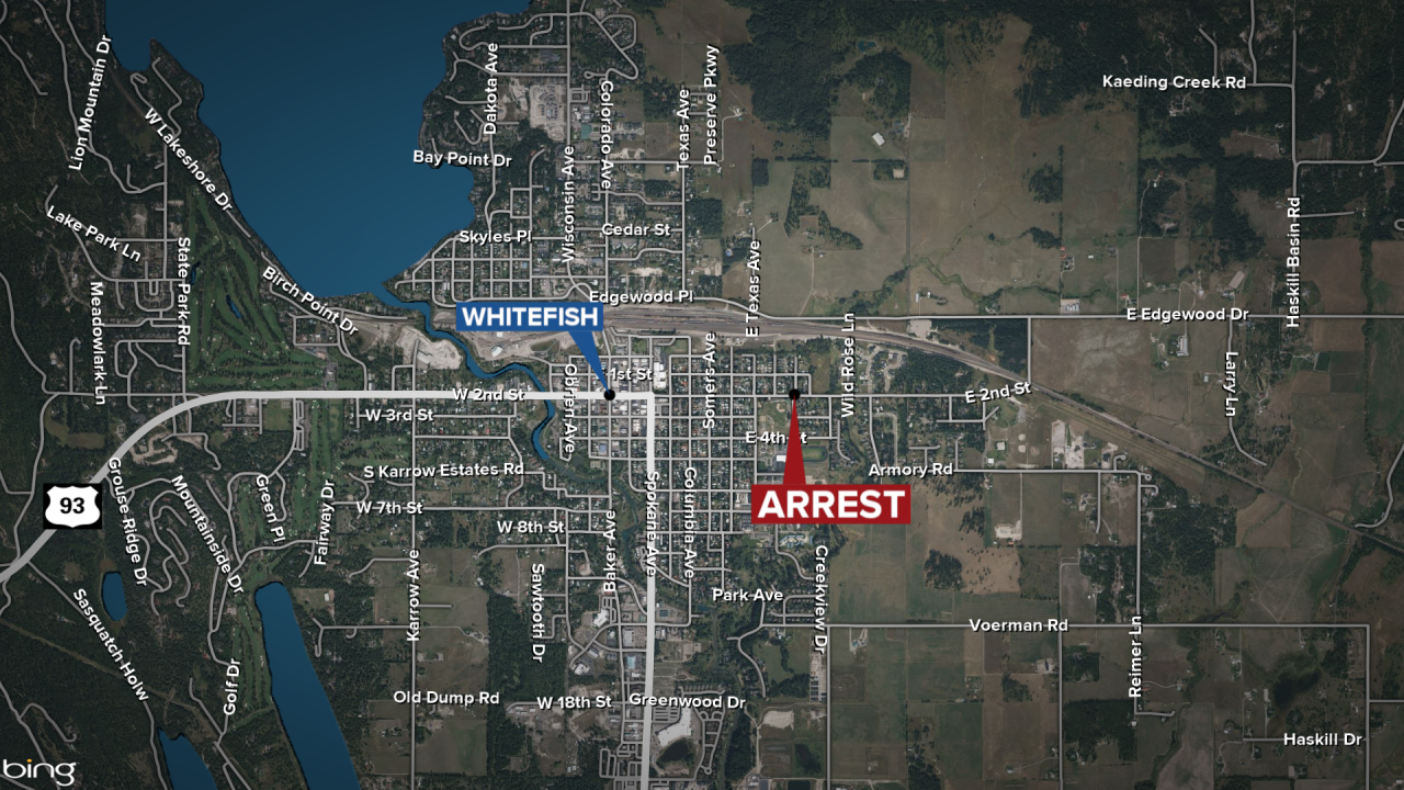 Whitefish Standoff Arrest