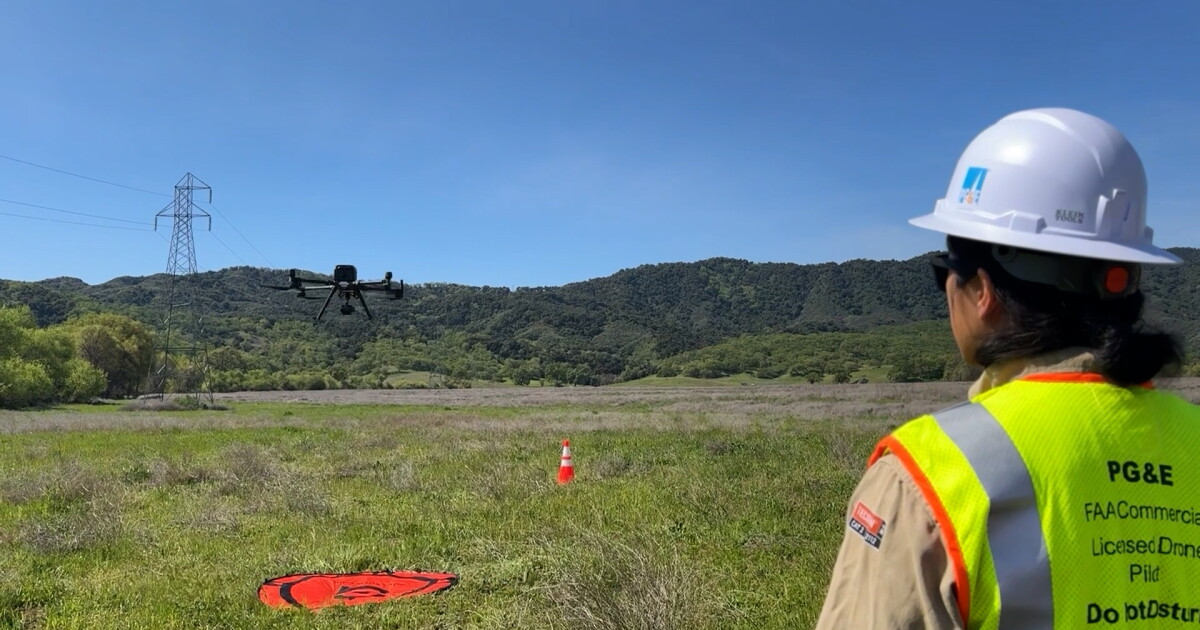 PG&E takes to the skies with infrared inspection drones