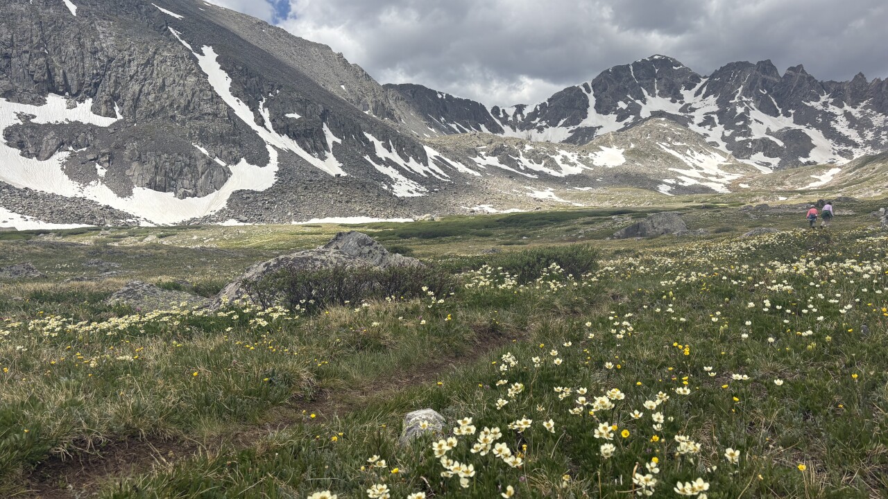 White Falls at McCullough Gulch in Breckenridge