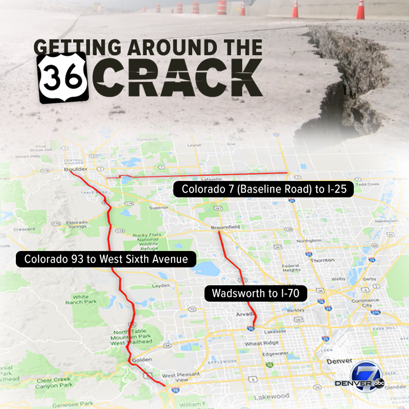US 36 detours