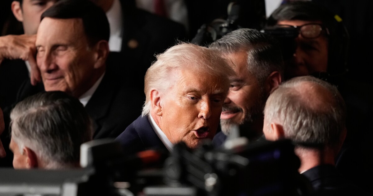 Trump tells Democrats they should be ashamed for not standing during immigration moment