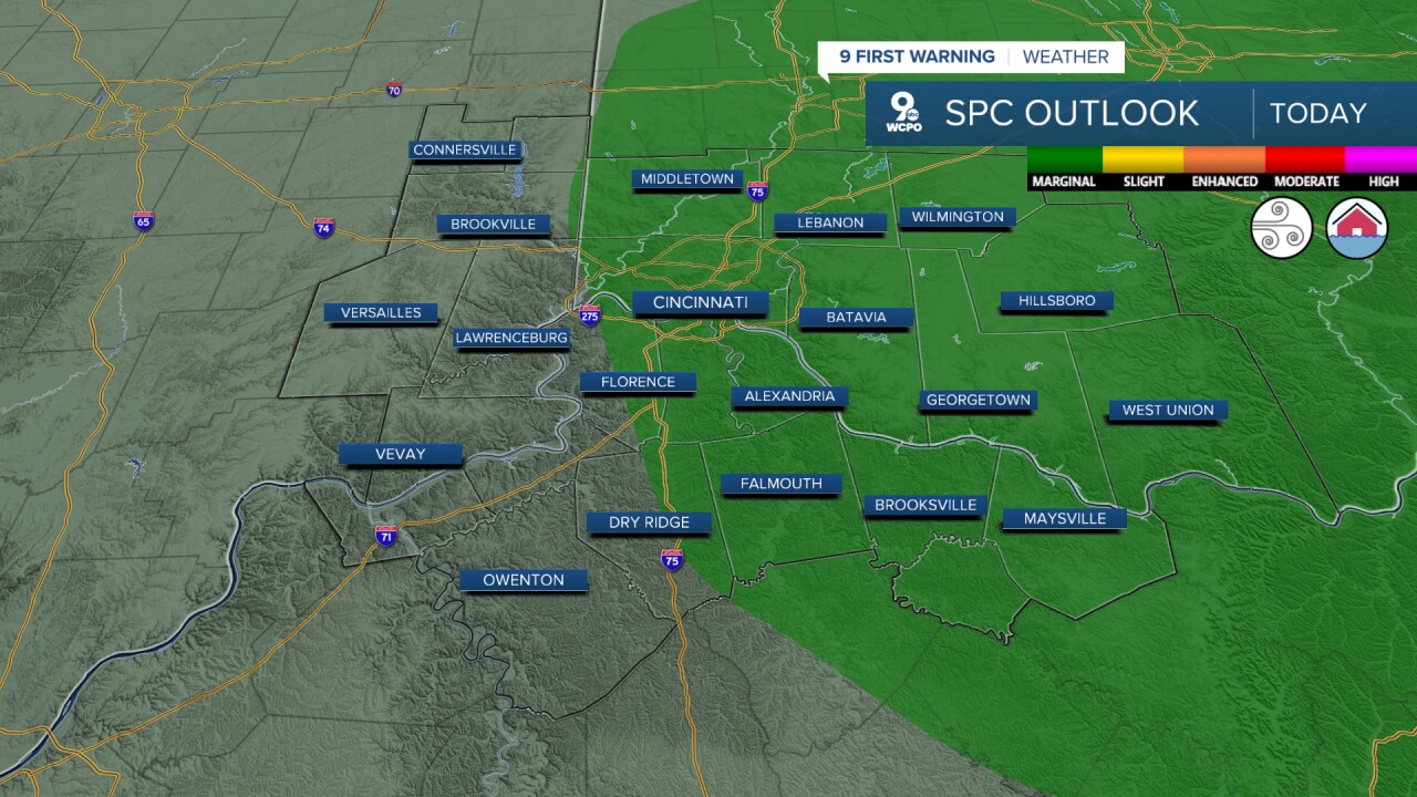 SPC Outlook for Wednesday