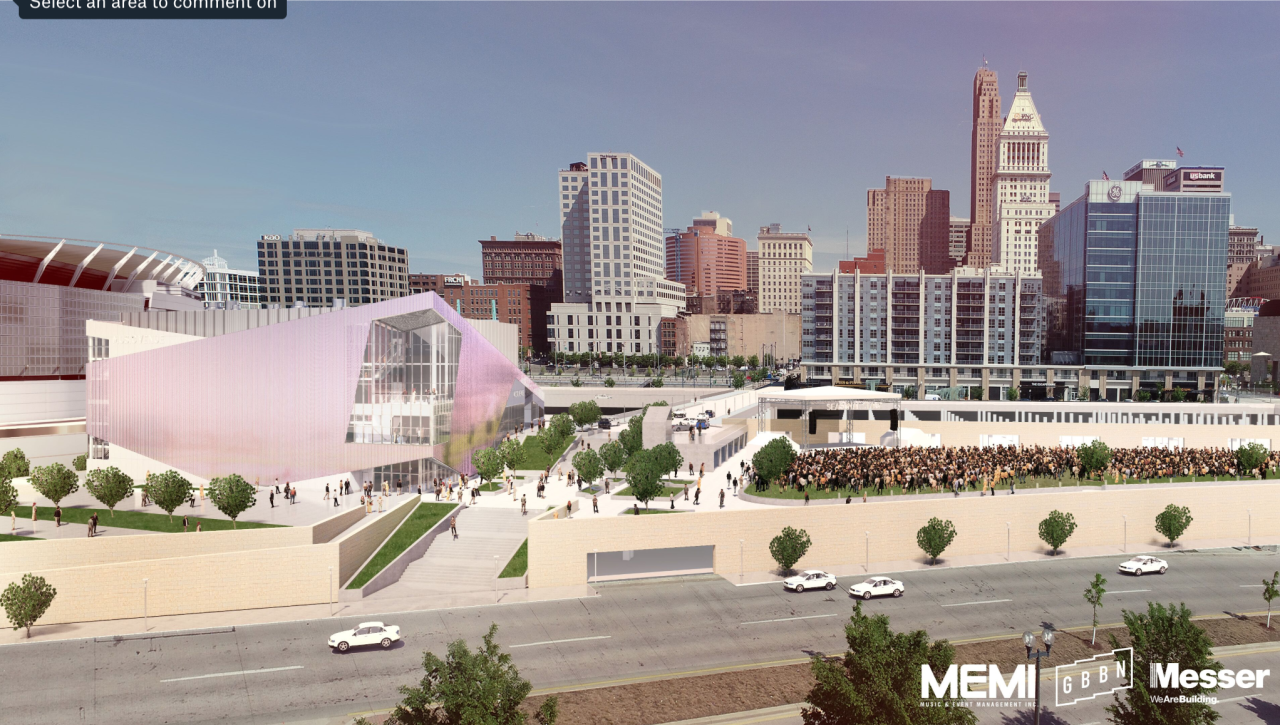 MEMI's proposed concert venue at The Banks.