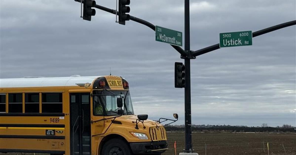 School bus flips in Ada County ditch, only minor injuries reported