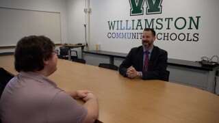 Williamston School Superintendent Adam Spina