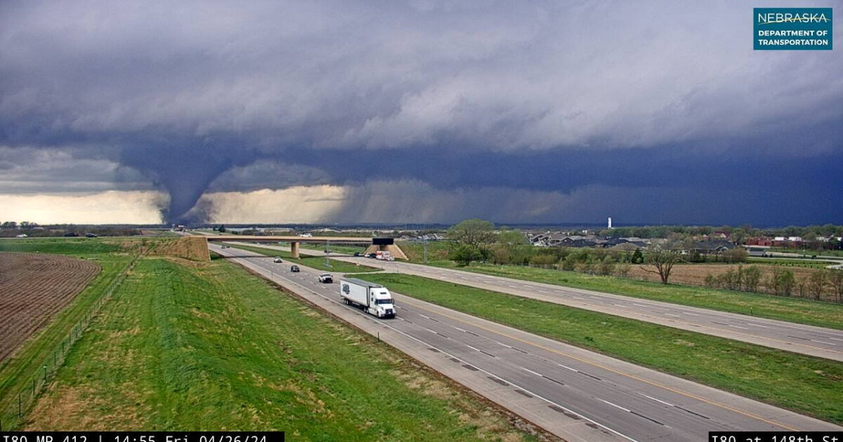 In east Nebraska and west Iowa, 2024 is the most active tornado season ...