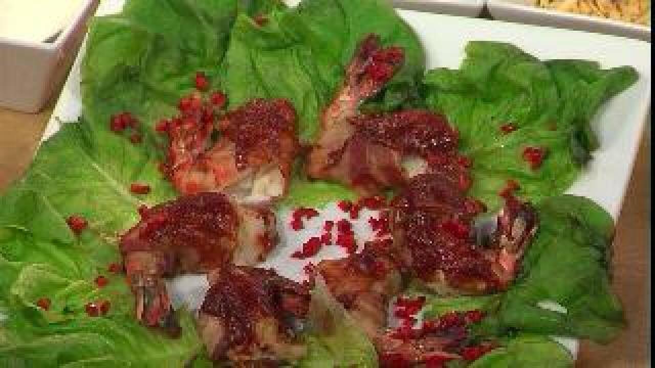 Tasty Goat Cheese Prawns