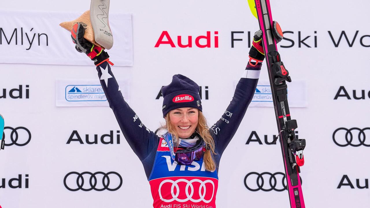 Shiffrin clinches 9th slalom Crystal Globe with dominant win at Spindleruv Mlyn